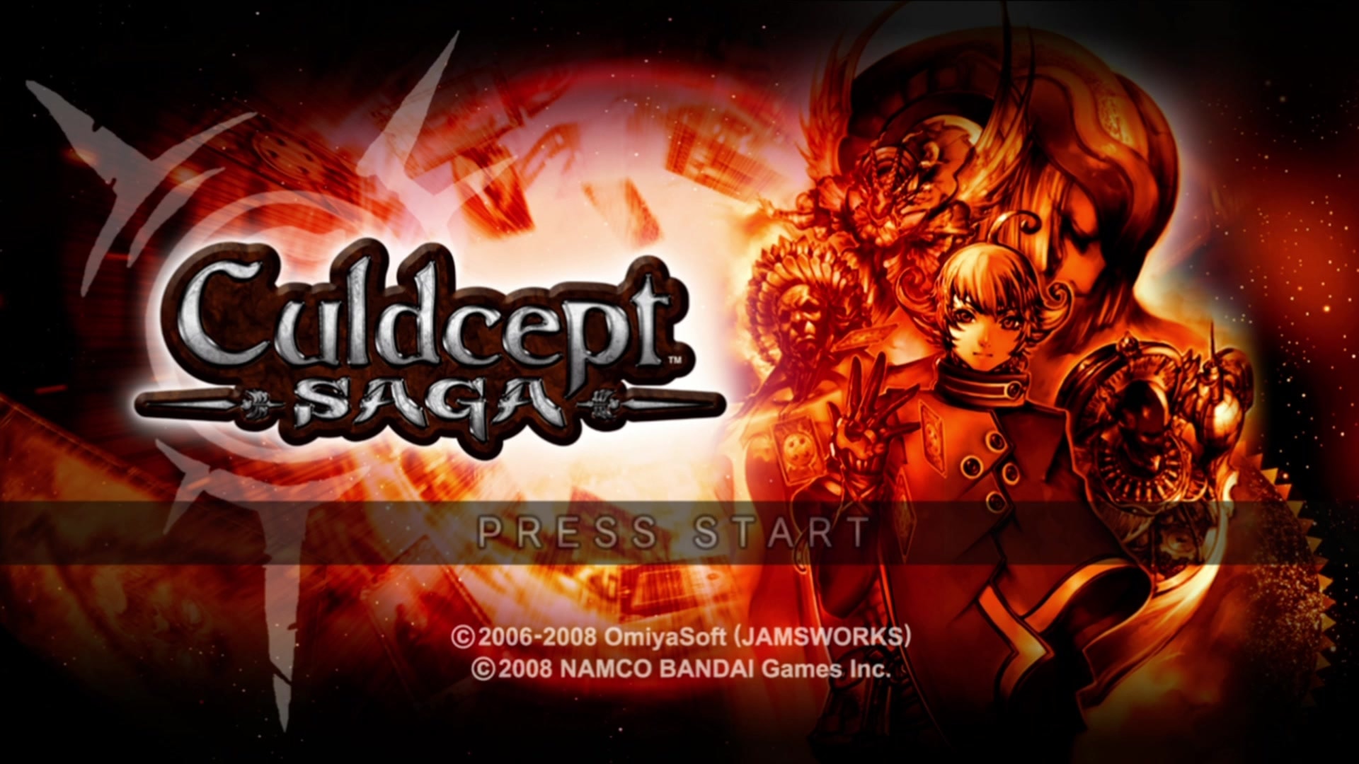 Culdcept Saga title screen for Xbox 360
